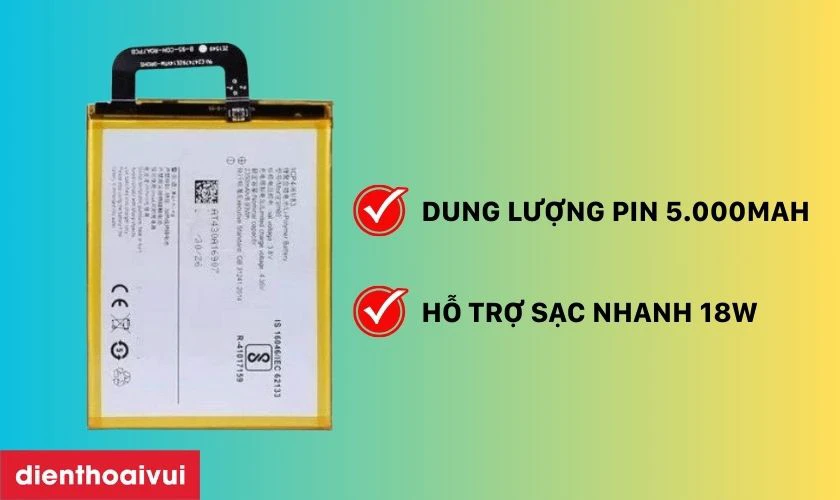 Giới thiệu pin điện thoại Vivo Y51