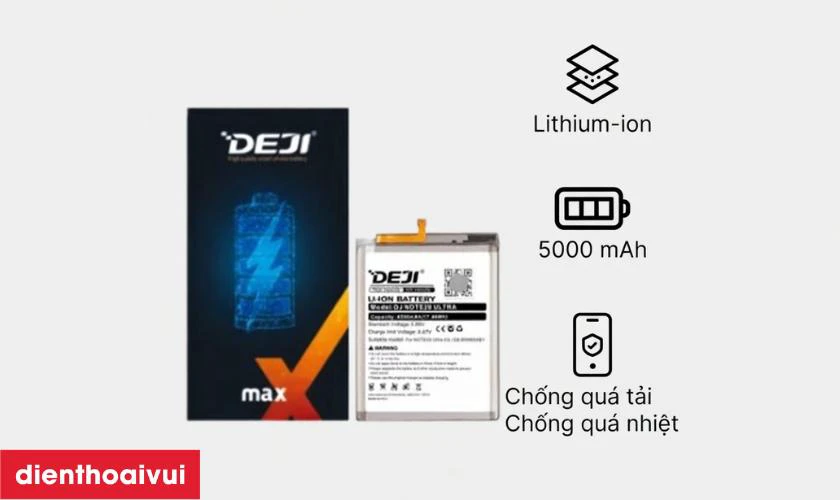Pin Deji thay cho Vivo Y52s có tốt không?
