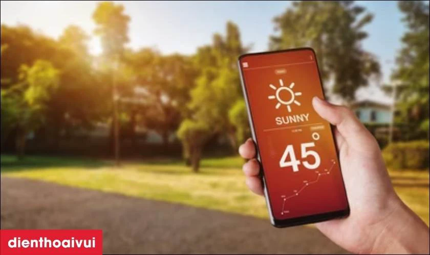 Sử dụng điện thoại Vivo Y66 ở môi trường nhiệt độ cao