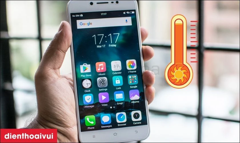 Vivo Y66 bị nóng lên bất thường