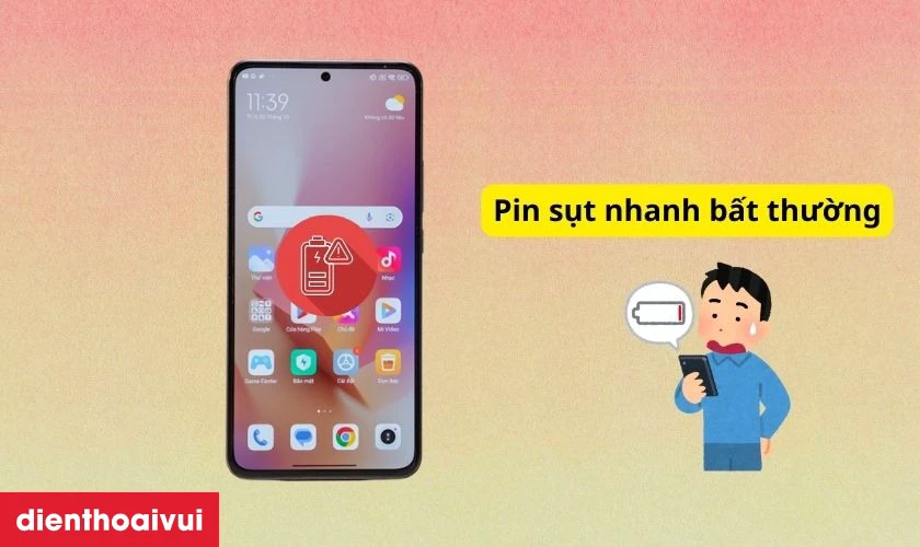 Dấu hiệu cần thay pin Xiaomi 13T