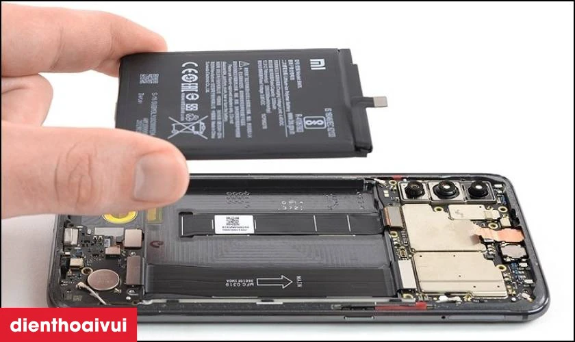 Quy tr&igrave;nh thay pin Xiaomi 13T Pro lấy liền