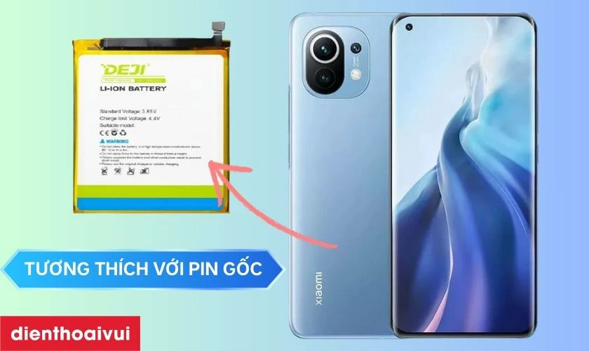 Pin Xiaomi Mi 11 chính hãng Deji là gì?