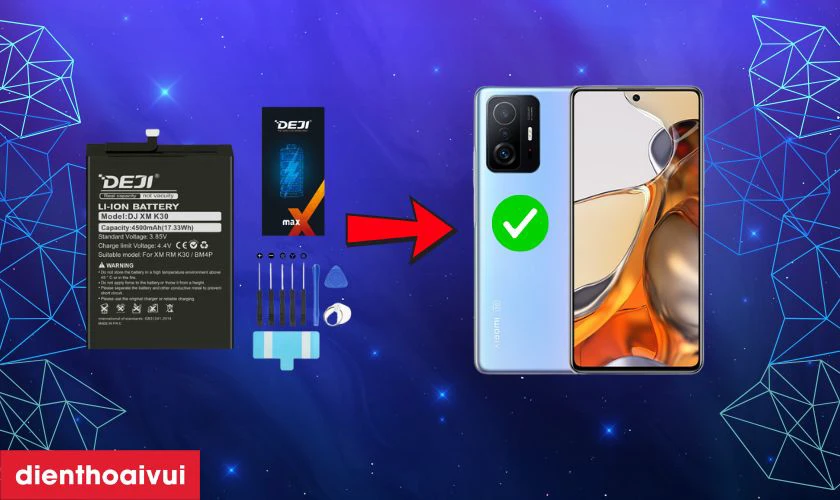 Pin Deji thay cho Xiaomi Mi 11T Pro có tốt không?