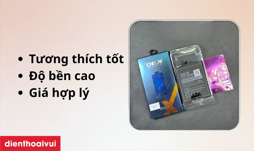 Pin chính hãng Deji thay cho Xiaomi Mi CC9 có tốt không?
