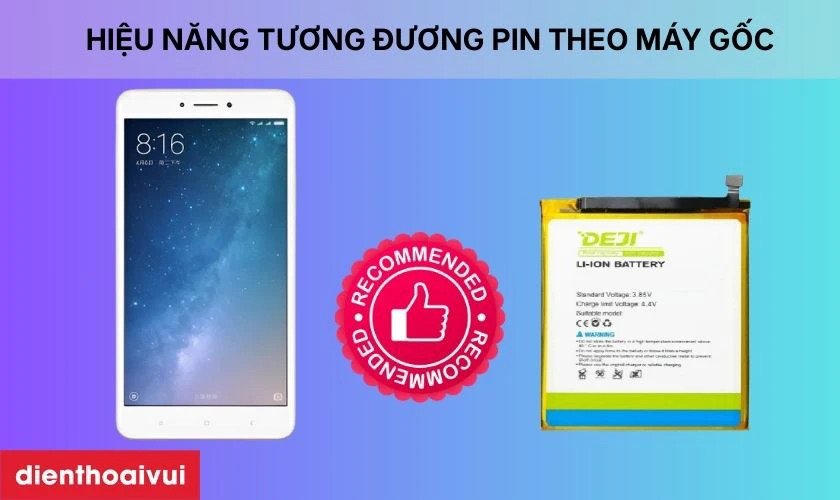 Có nên thay pin Xiaomi Mi MAX 2 chính hãng Deji không?