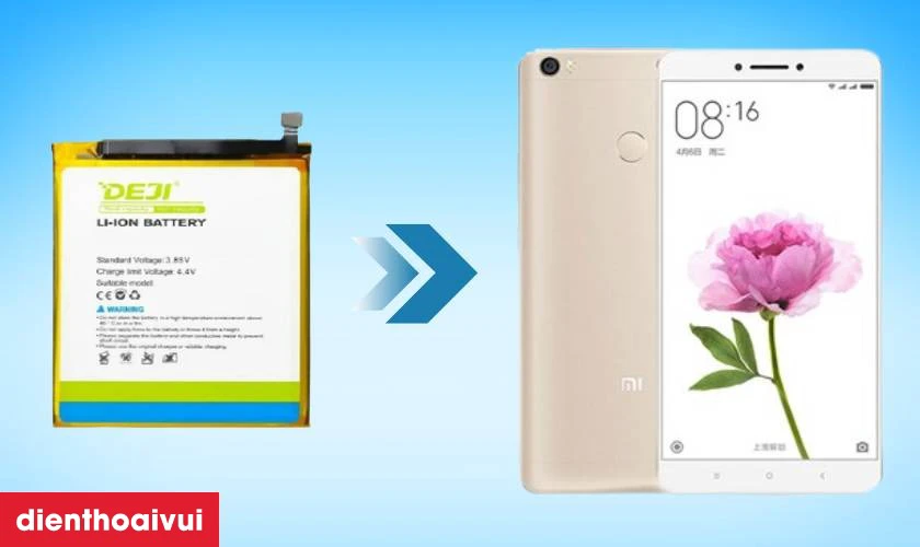 Pin Deji thay cho Xiaomi Mi Max có tốt không