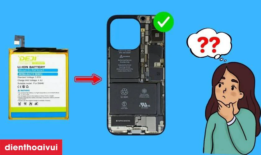 Có nên thay pin Xiaomi Mi Note 3 chính hãng Deji không?