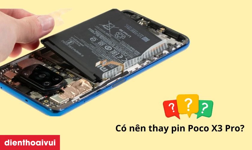 Thay pin Xiaomi Redmi Note 11 chính hãng để khắc phục lỗi pin, pin hư hỏng