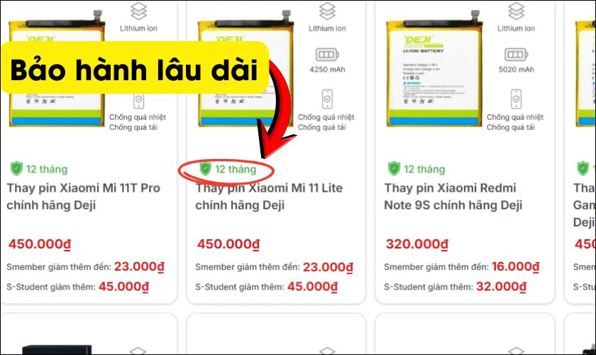 Bảo hành là một trong những yếu tố thể hiện sự cam kết của cửa hàng