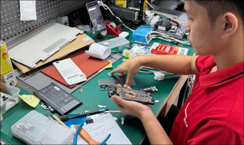 Quy trình thay pin Xiaomi quận Hai Bà Trưng tại Điện Thoại Vui