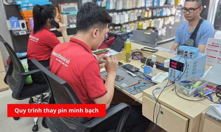 Quy trình thay pin minh bạch