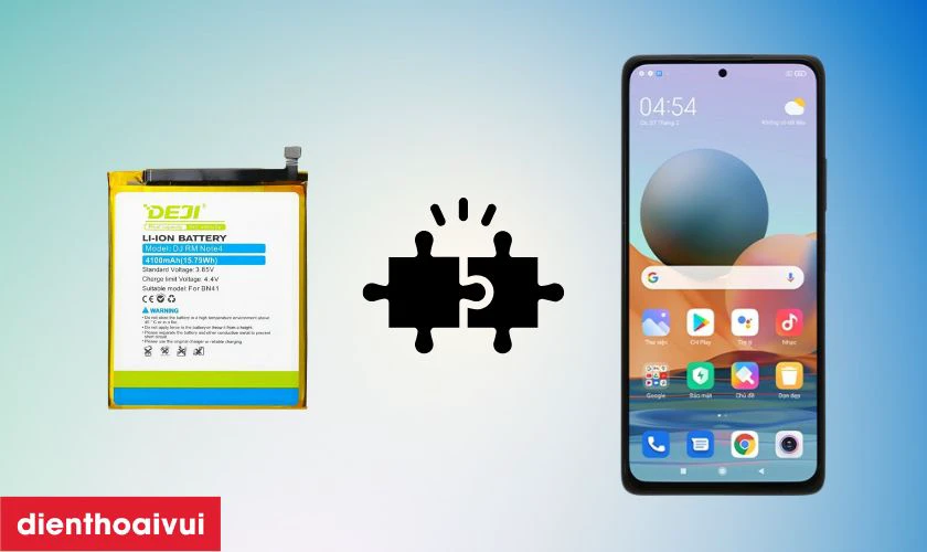 Có nên thay pin Xiaomi Note 10 Pro chính hãng Deji không?
