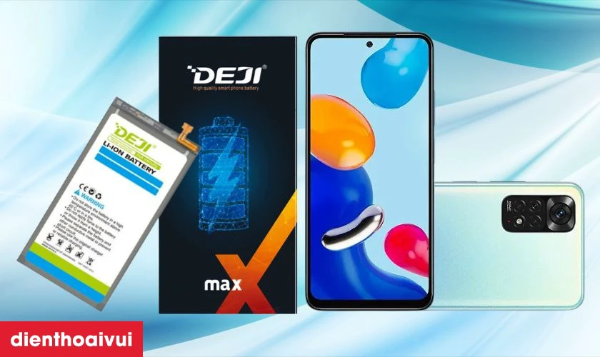 Dịch vụ thay pin Xiaomi Redmi Note 11 chính hãng Deji