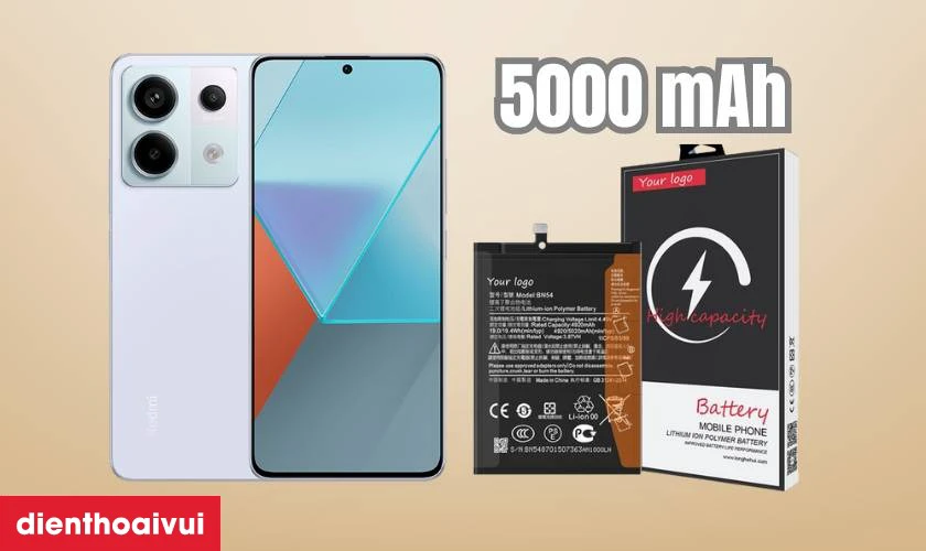 Đ&aacute;nh gi&aacute; pin Xiaomi Redmi Note 13 Pro 5G