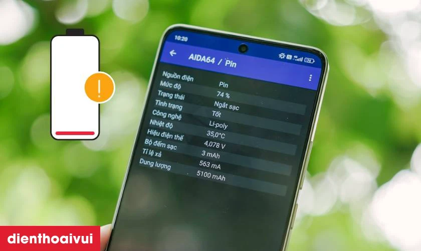 Dấu hiệu cần thay pin Xiaomi Redmi Note 13 Pro 5G?