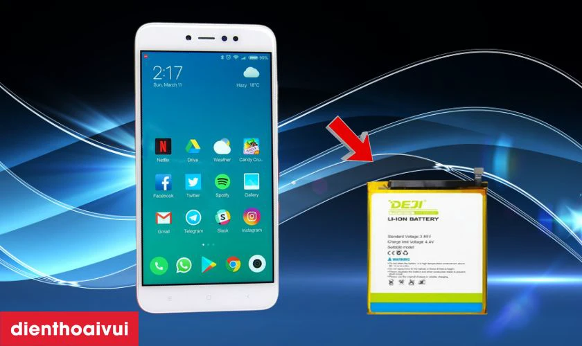 Pin Xiaomi Redmi Note 4 chính hãng Deji là gì?