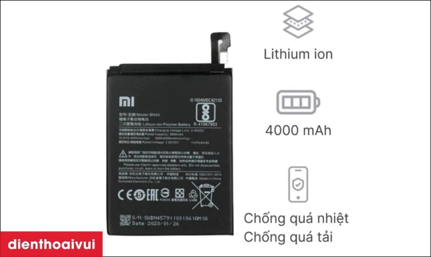 Giới thiệu pin Samsung Note 5