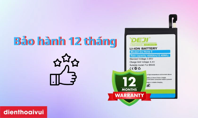 Có nên thay pin Redmi Note 5 Pro chính hãng Deji không?