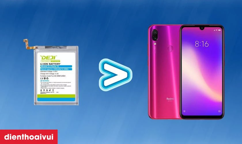 Pin Deji thay cho Xiaomi Redmi Note 7 có tốt không
