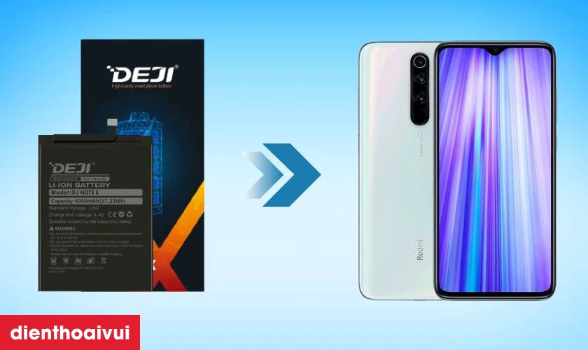 Pin Deji thay cho Redmi Note 8 Pro có tốt không