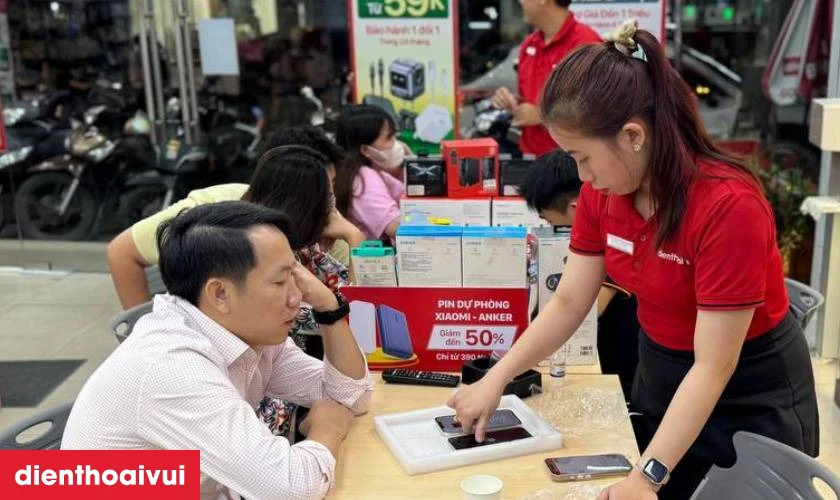 Dịch vụ thay pin Xiaomi Mi 12 chính hãng Deji lấy liền tại Điện Thoại Vui
