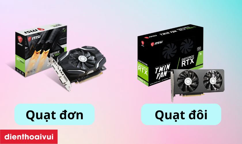 Các loại quạt tản nhiệt laptop MSI phổ biến