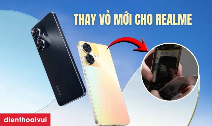 Thay vỏ Realme l&agrave; g&igrave;?