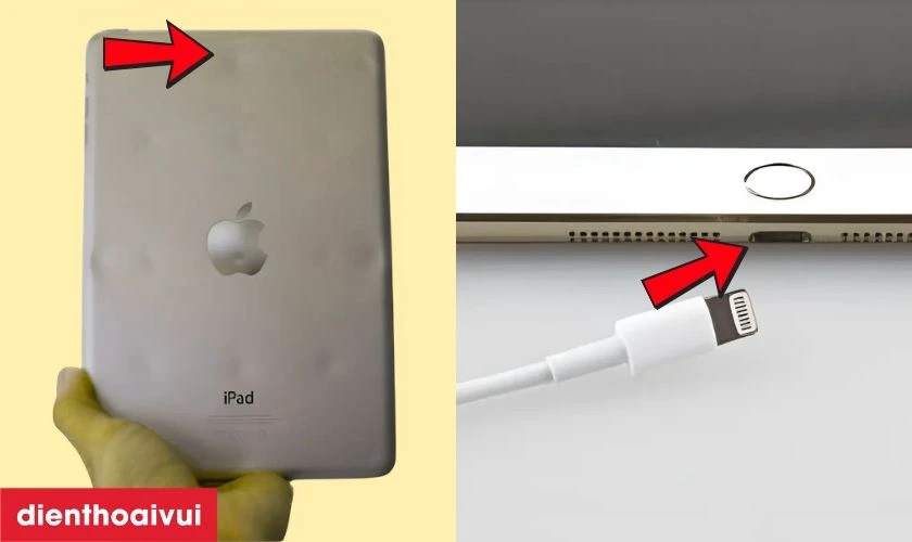 Vỏ iPad bị trầy, móp méo thì nên thay mới