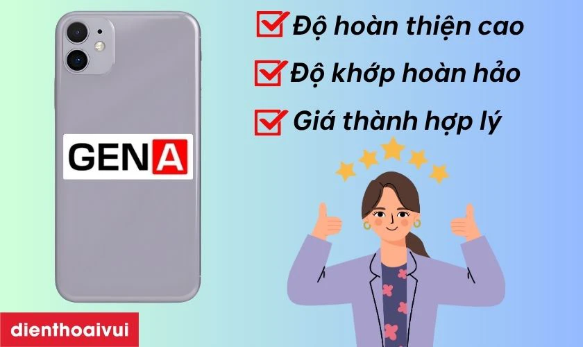 Vỏ GENA chính hãng thay cho iPhone 11 có tốt không?
