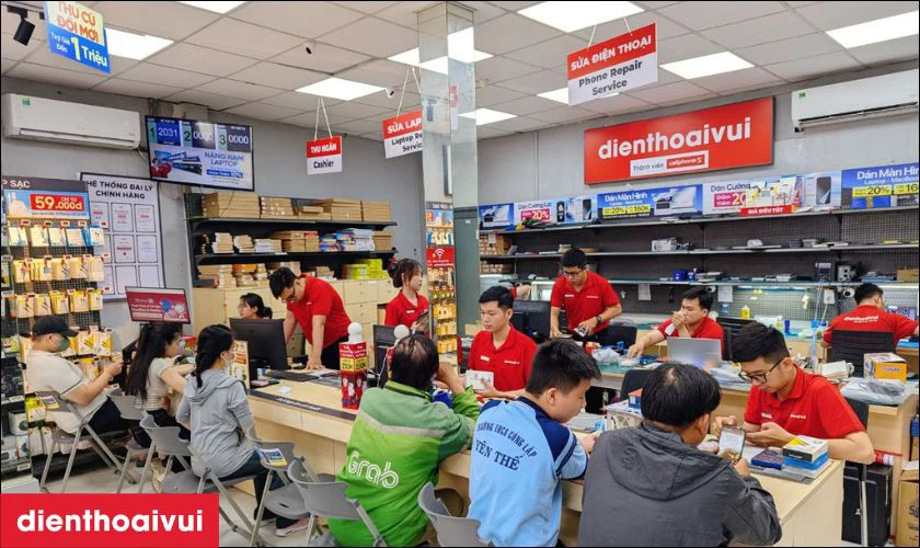 Giao máy và hỗ trợ bảo hành