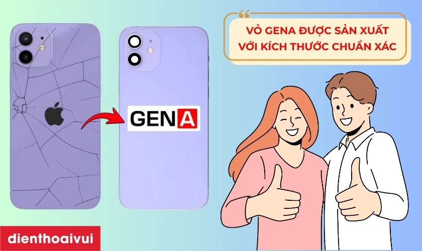 Vỏ GENA chính hãng có đáng thay cho iPhone 12 không?
