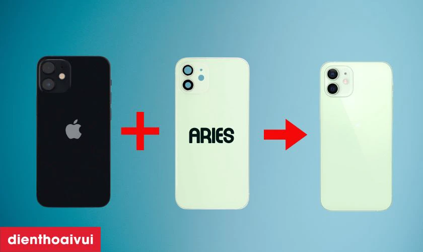 Vỏ 12 Mini 5G bị cũ, muốn đổi màu mới