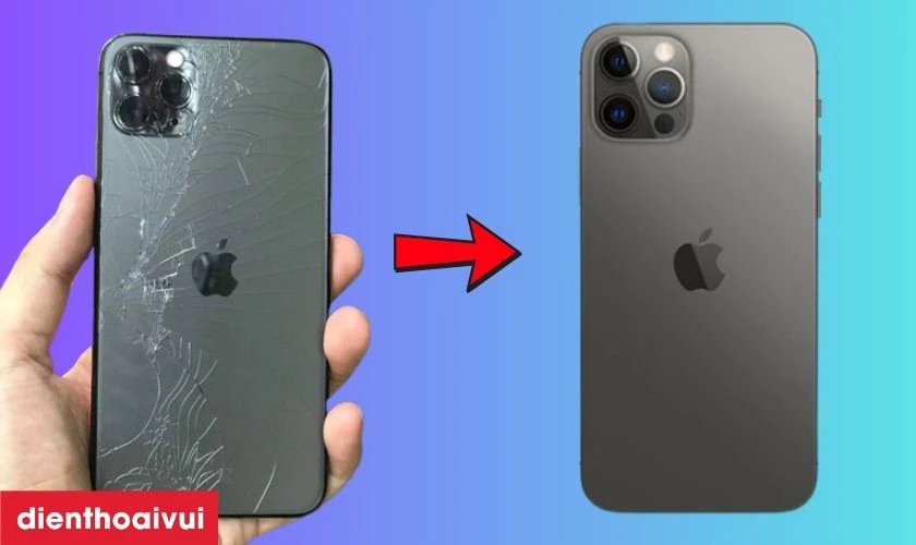 Thay vỏ iPhone 12 Pro chính hãng Aries là gì?