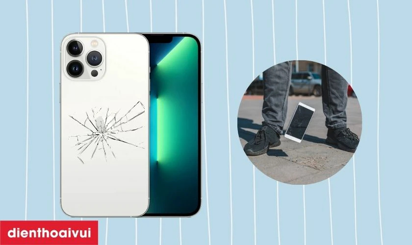 Nguyên nhân vỏ iPhone 13 Pro 5G  bị hư hỏng