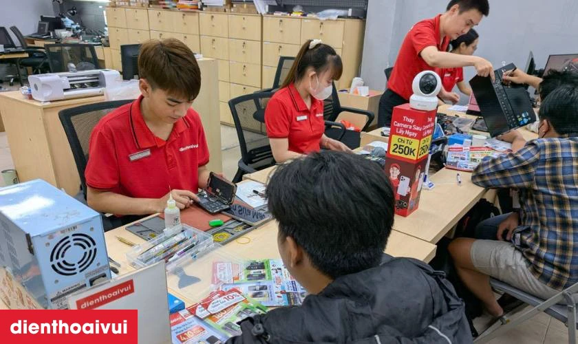Dịch vụ thay vỏ iPhone 14 Plus chính hãng Aries lấy liền tại Điện Thoại Vui