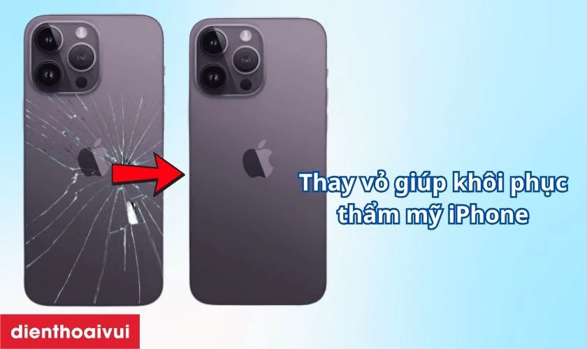 Thay vỏ iPhone 14 Pro 5G chính hãng Aries là gì?