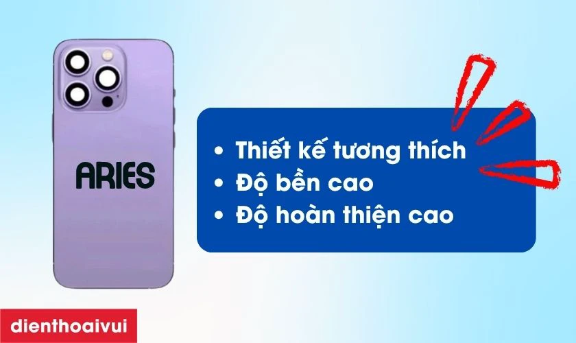 Vỏ Aries thay cho iPhone 14 Pro 5G có tốt không?