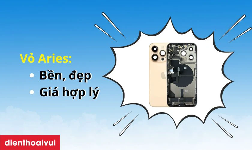 Vỏ Aries thay cho 14 Pro Max 5G có tốt không?