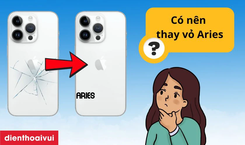 Có nên thay vỏ 14 Pro Max 5G hãng Aries không?