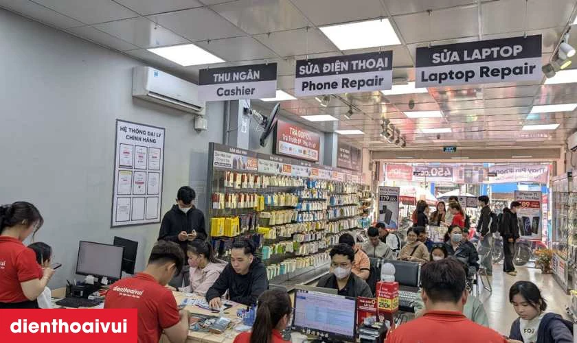 Quy tr&igrave;nh thay vỏ iPhone Air chuẩn kỹ thuật tại Điện Thoại Vui