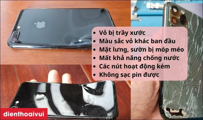Các dấu hiệu để thay vỏ điện thoại iPhone là gì?