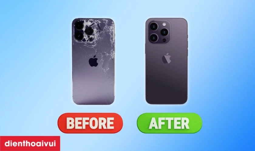 Khi iPhone bị trầy xước, vỡ nứt không thể bảo vệ linh kiện bên trong.