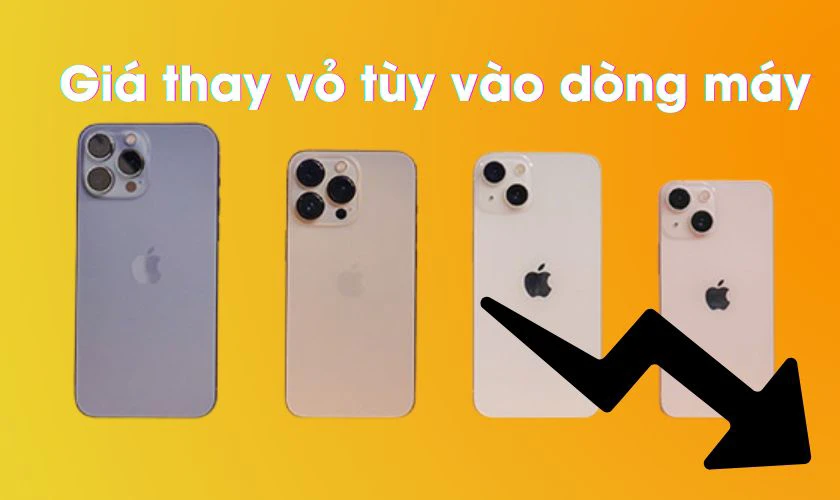 Yếu tố ảnh hưởng đến giá thay vỏ iPhone Quận Hai Bà Trưng
