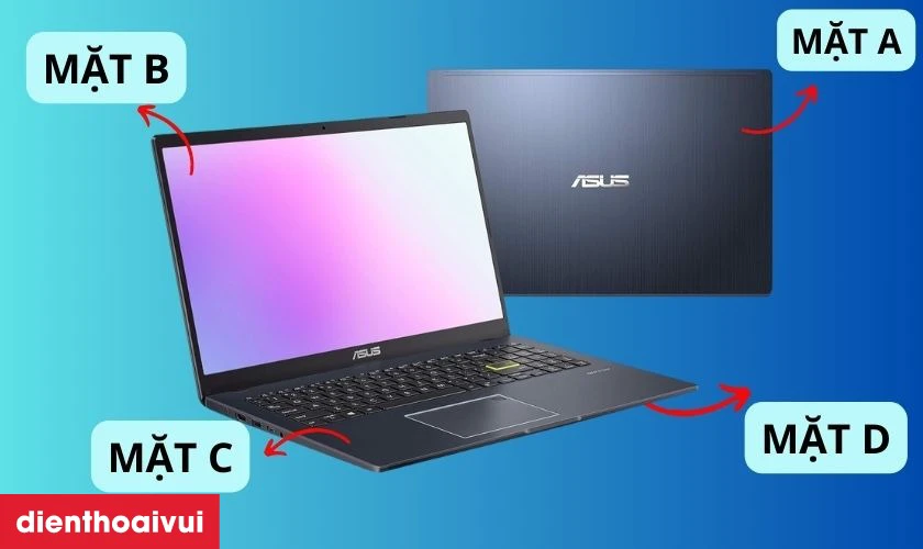 Cấu tạo vỏ laptop Asus