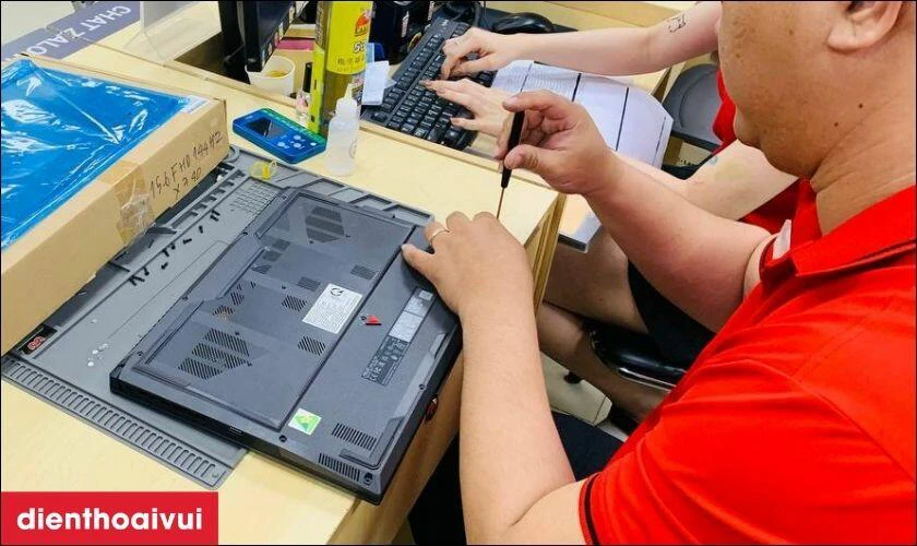 Quy trình thay vỏ laptop Lenovo tại Điện Thoại Vui