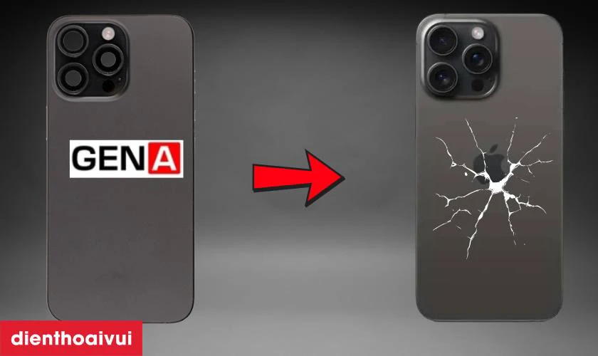 Vì sao iPhone 15 Pro Max cần được thay vỏ GENA chính hãng?