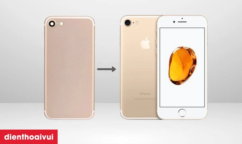 Thay vỏ iPhone 7 chính hãng GENA