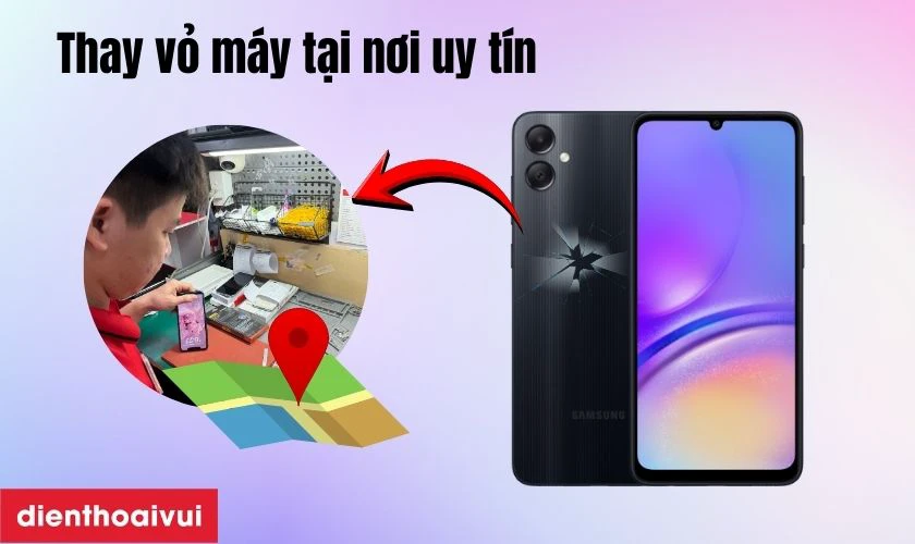 Thay vỏ m&aacute;y tại cửa h&agrave;ng uy t&iacute;n, c&oacute; tiếng