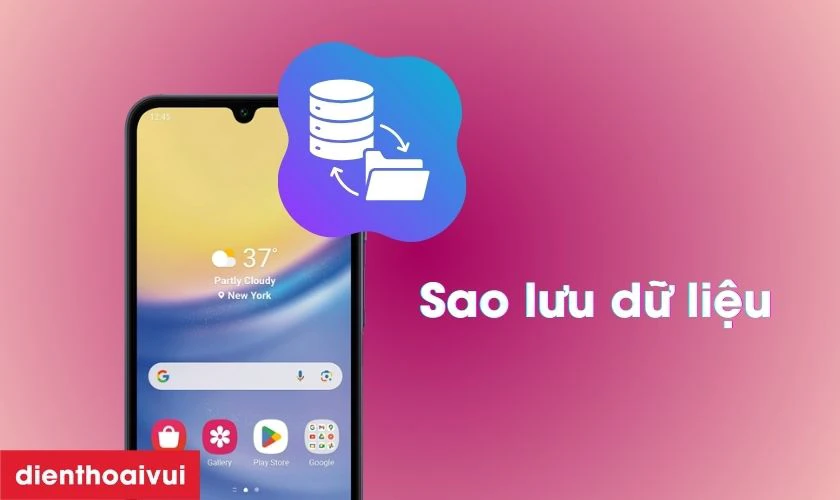 Sao lưu dữ liệu trước khi thay vỏ máy
